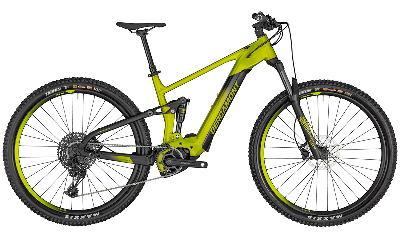 Фотография Велосипед Bergamont E-Contrail Pro 29" (2020) 2020 Зелено-черный
